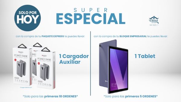 Imagen de Promocion 041025-1B (3 E): Tablet