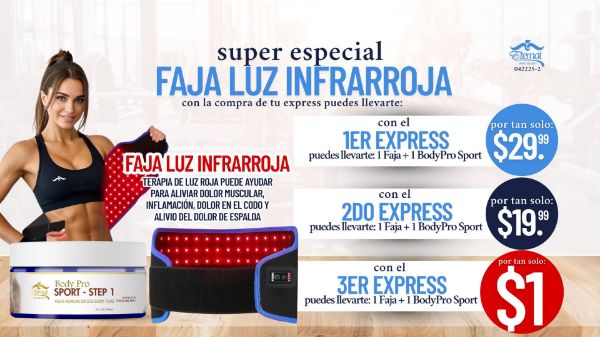 Imagen de Promocion 042225-2_3 (1E): Faja Luz Infrarroja (Tercer Express)