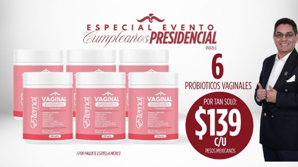 Imagen de Promocion 050125-3 (1 E): 6 Probioticos Vaginales para Mexico