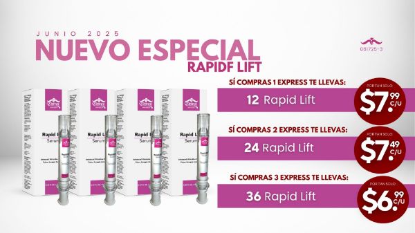 Imagen de Promocion 061725-3 (2 E): Especial 24 Rapid Lift con la compra de 2 Express