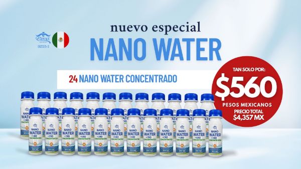 Imagen de Promocion 062325-3 (1 E): 4 Nano Water Concentrado (Mexico)
