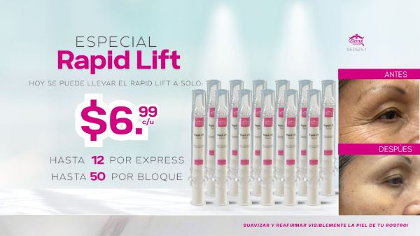 Imagen de Promocion 062525-1 (12 E): Rapid Lift por $6.99 C/U
