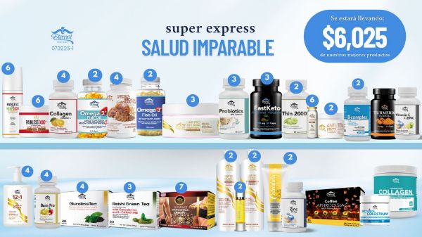 Imagen de Super Express Recompra 070225-1 Salud Imparable $6025 en productos