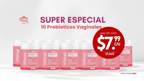 Imagen de Promocion 061125-2 (1D): Especial 10 Probioticos Vaginales $7.99 C/U