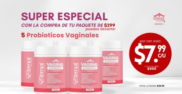 Imagen de Promocion 061025-1 (1 D): 5 Probioticos Vaginales