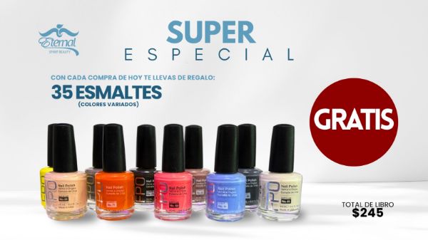 Imagen de Promocion 091125-2 (1 E): 35 Esmaltes de Regalo por Express