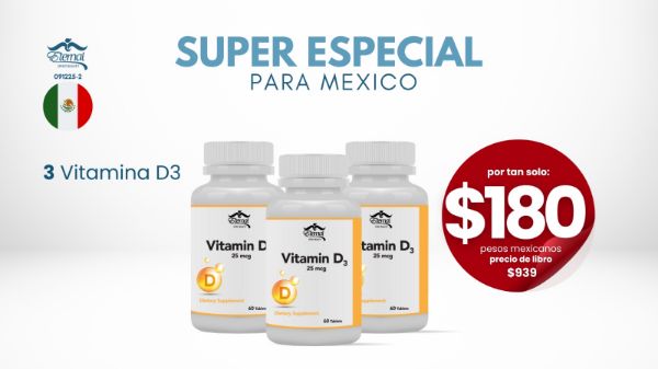 Imagen de Promocion 091225-2 (1 E): Especial Mexico 3 Vitamina D