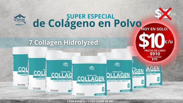 Imagen de Promo 092023-1 (1BW) (1E) Especial de Colageno en Polvo - Nuevo Producto 
