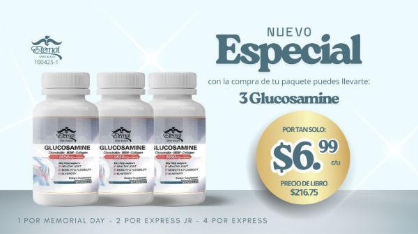 Imagen de Promocion 100425-1 (4 E): Especial 3 Glucosamine